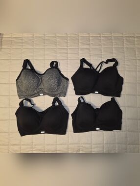 VSX Women's Supportive Full-Coverage Sports Bras - Black & Gray